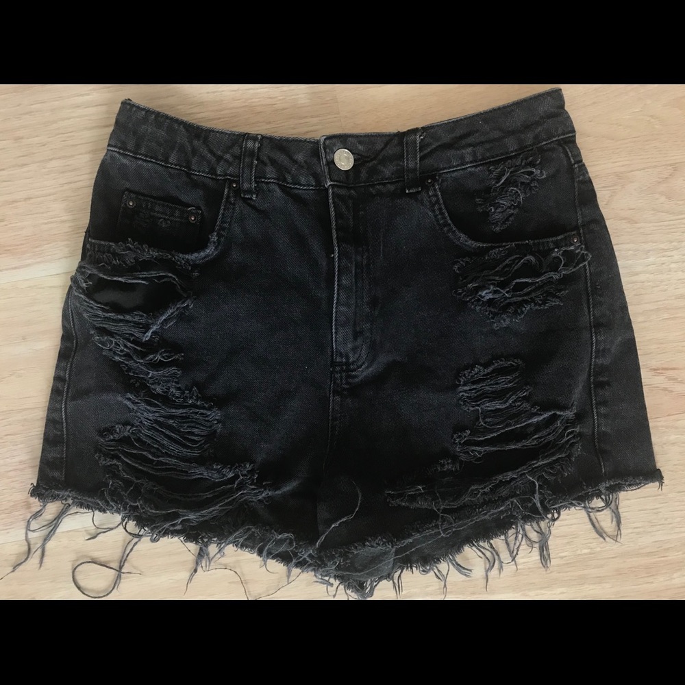 Topshop Ripped Mom Jeans